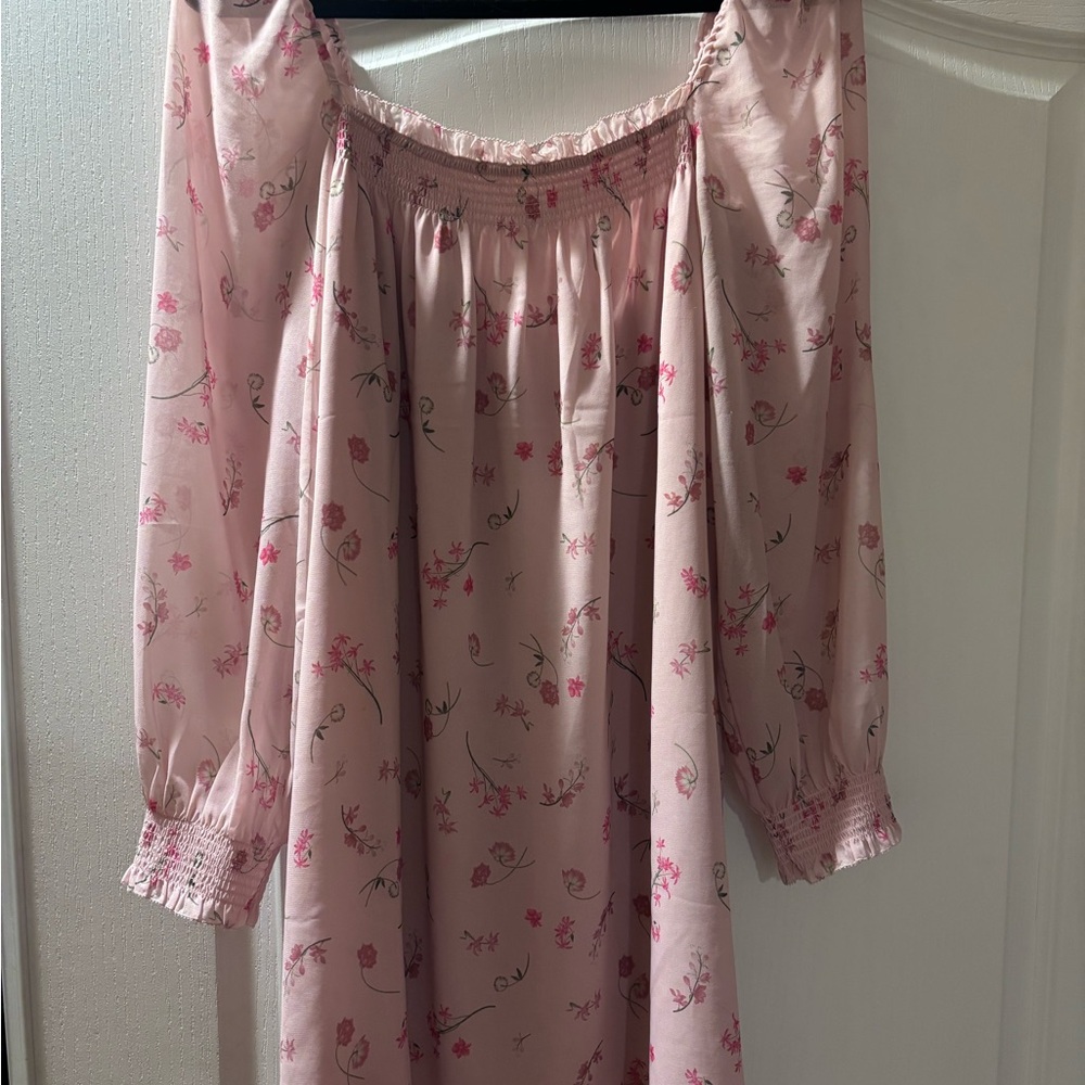 Aritzia Floral Pink Dress